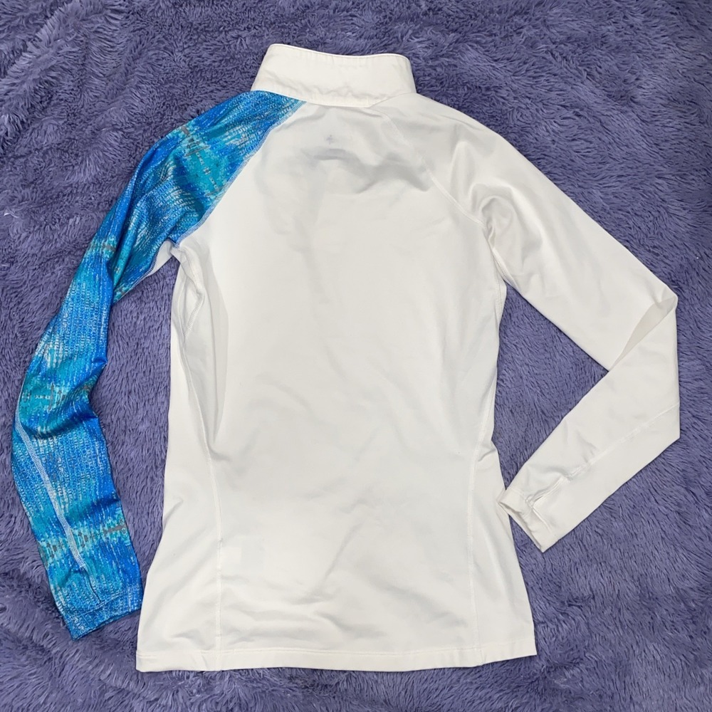 Nike COMBAT PRO DRI-FIT FITTED THERMA-FIT‎ Medium  1/4 Zip With Thumbholes - Picture 6 of 6